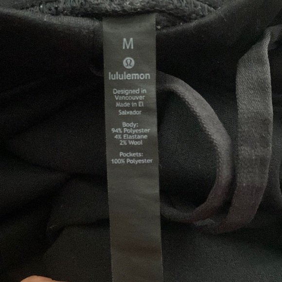 Lululemon Mens Black City Sweat Jogger Pants Size M - Picture 10 of 11